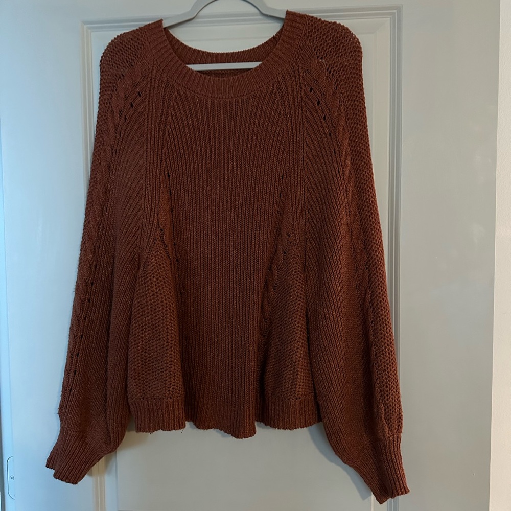 American Eagle Rust Sweater - Picture 4 of 5